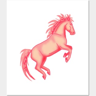 Pink Horse Posters and Art